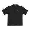 Embroidered Minimal Crest Polo Shirt — Classic Black Work & Casual Polo
