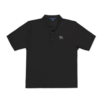 Embroidered Minimal Crest Polo Shirt — Classic Black Work & Casual Polo