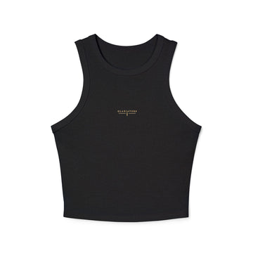 Gladiators Racer Tank — Women's Micro Rib Crop Tank Top