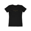 Gladiators Graphic Tee for Women — 'GLADIATORS' Minimalist Black Boyfriend Shirt
