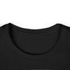 Minimalist White Women's Tee — Subtle Center Text Graphic